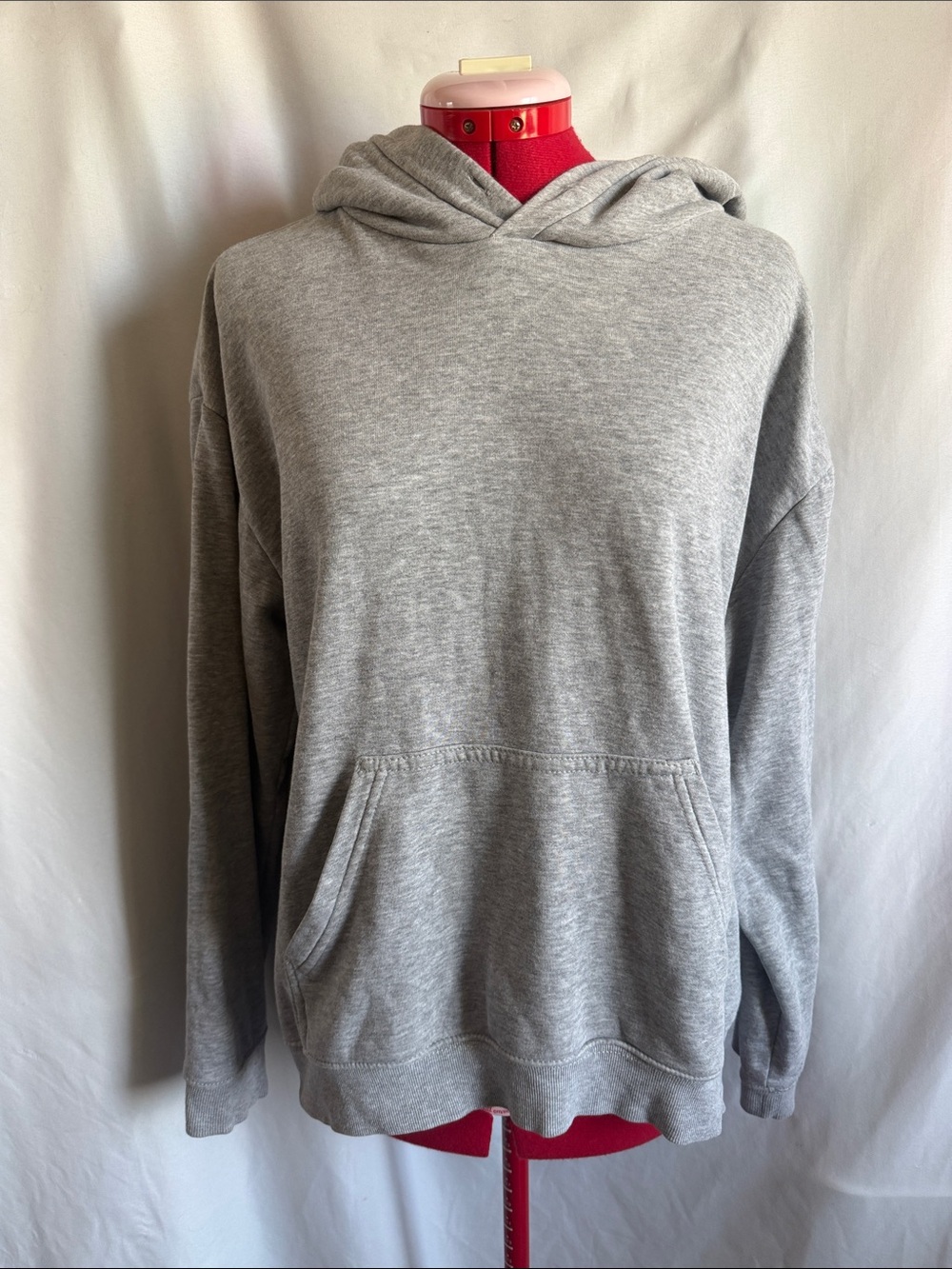 H&M Light Gray Hooded Pullover Sweatshirt